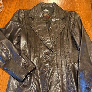 Casablanca 1970s 1980s Leather Blazer 9/10 XS